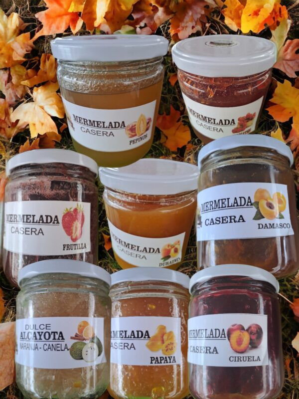 MERMELADAS 100% CASERAS CON TODO EL SABOR DE LA FRUTA